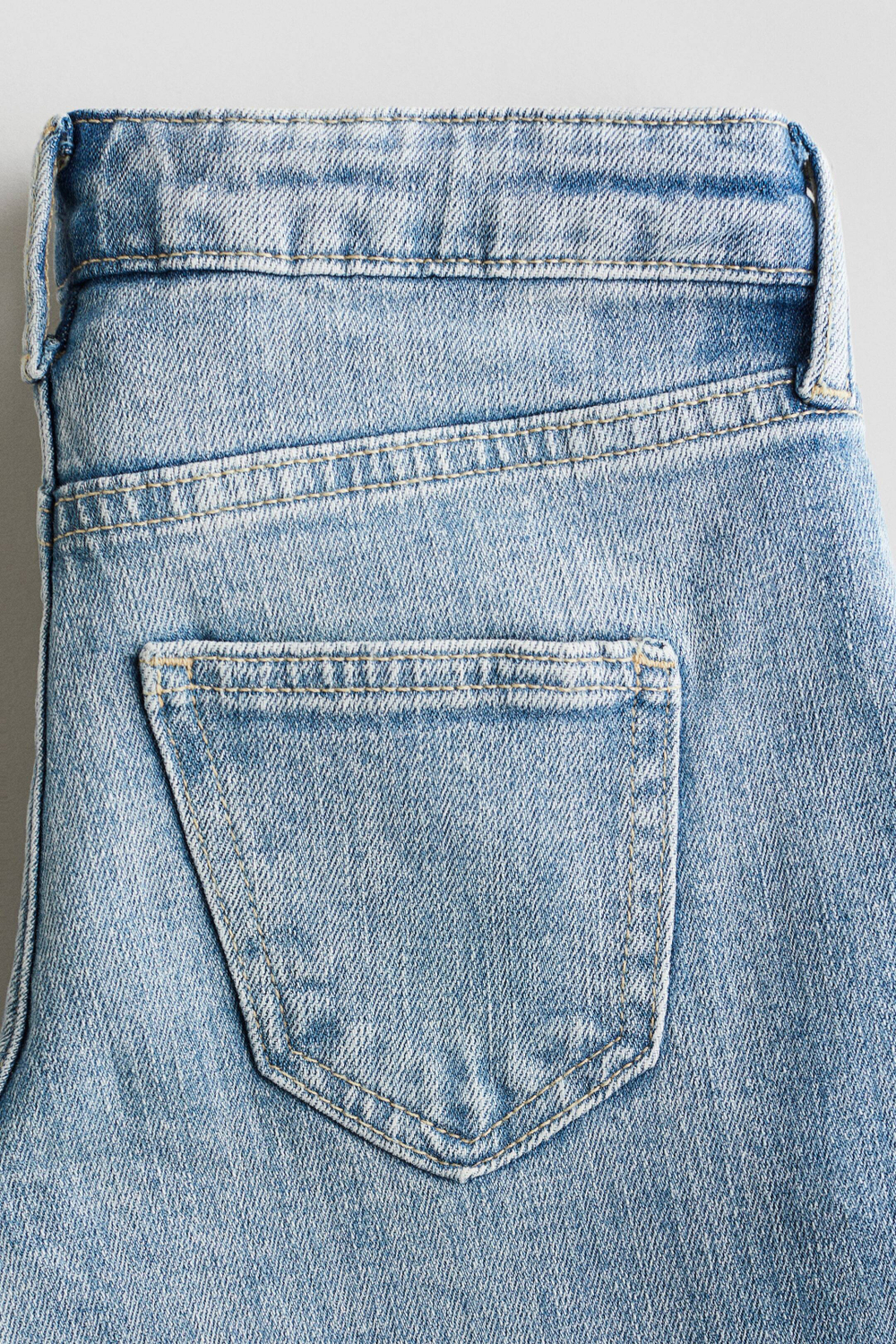 H&M Джинсы Wide Leg Low, светло-синий