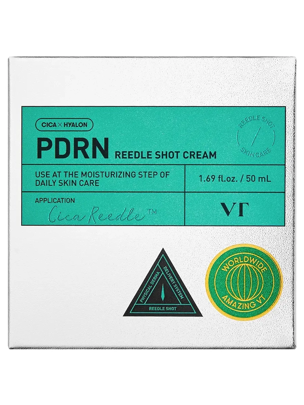 VT Cosmetics Омолаживающий крем с ПДРН и микроиглами для сияния кожи PDRN Reedle Shot Cream 50 мл