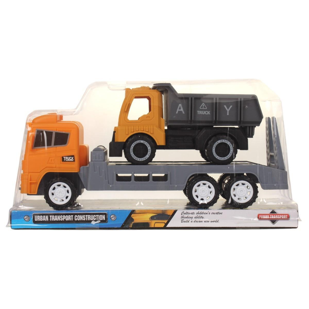 Автовоз ин. 27 см+спецтехника, ПК XT714-38