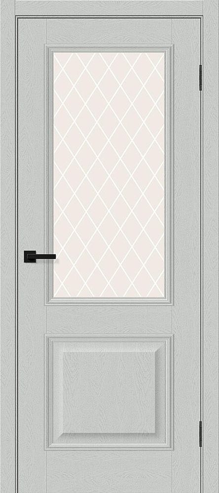 Классик-13 Grey Silkwood / White Сrystal