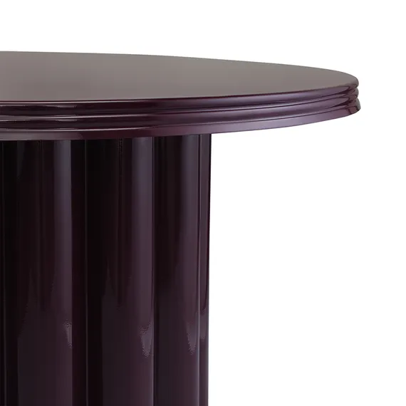 Столик кофейный Vivlend, D57 см, ночная слива