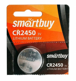 Батарейка CR 2450 SmartBuy BL (Цена за 5шт)