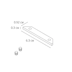 Соединитель прямой для профиля Arte Lamp PROFILE-ACCESSORIES
