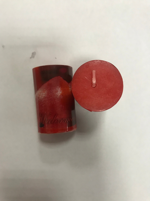 Свеча-аромат, кокос,арбуз,виноград,апельсин,цена за 1шт /JD-7007