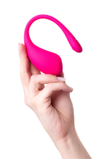 Виброяйцо Lovense Lush 3 из силикона розовое 18 см