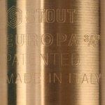 Клапан обратный STOUT 3/4" с латунным штоком