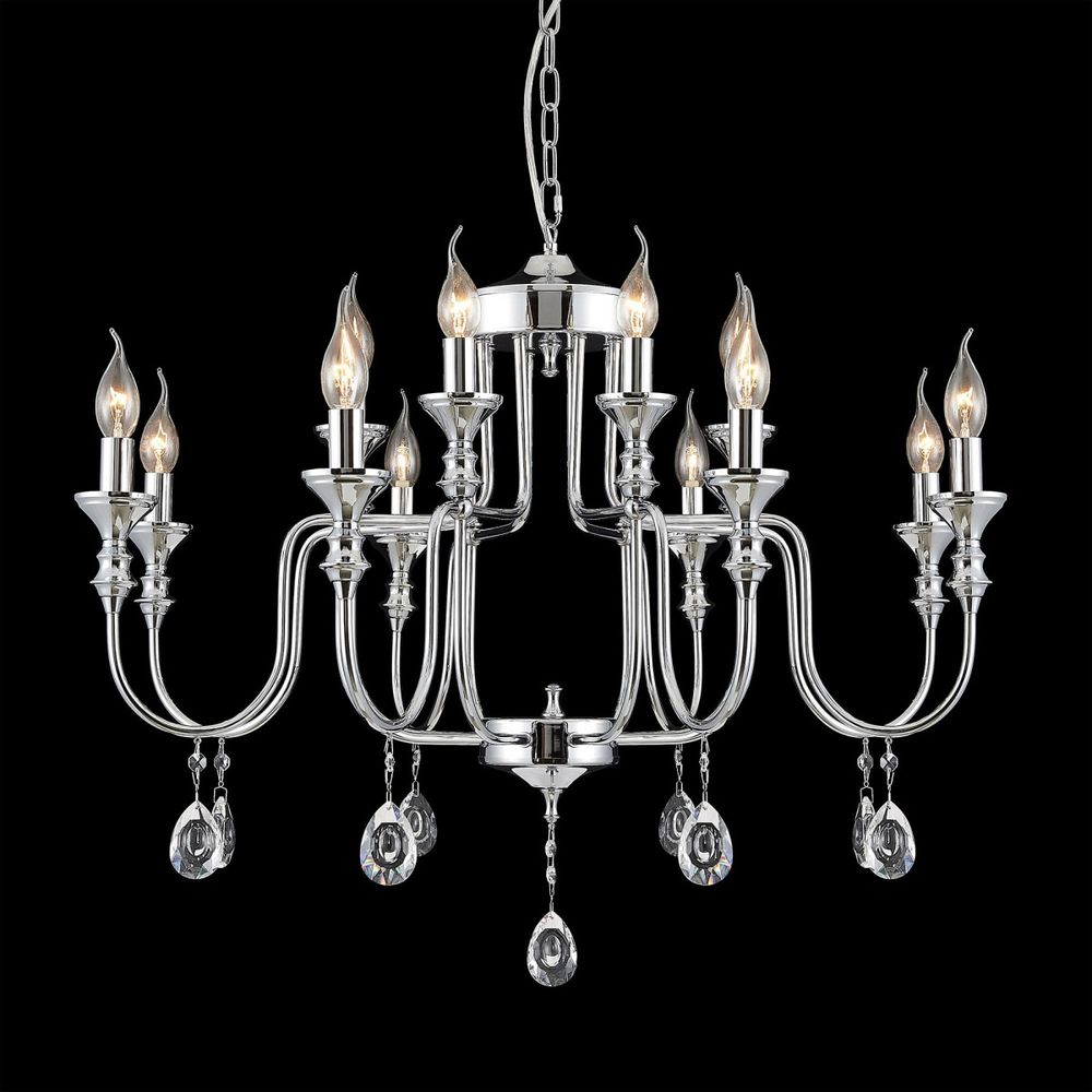 Citilux Рига CL437221 Люстра подвесная Хром