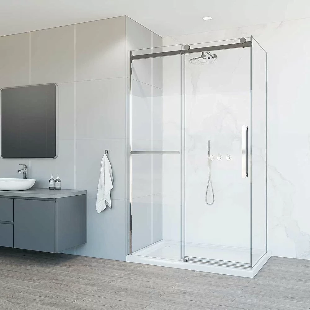 Душевой уголок Vincea Como Soft VSR-1CS8012CL 120x80 стекло прозрачное/профиль хром