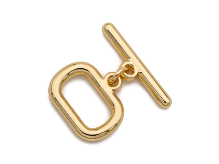 Тогл для украшений Прямоугольный 17х14,5мм, сталь