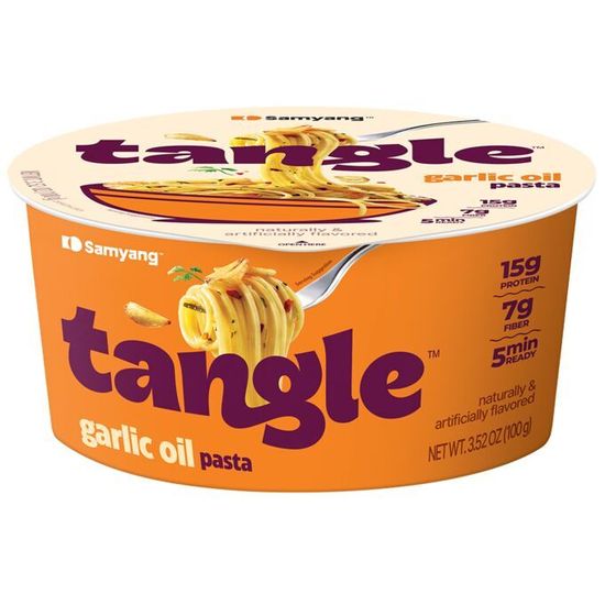 Паста Samyang TANGLE с чесночно-масляным соусом 100г (Корея)