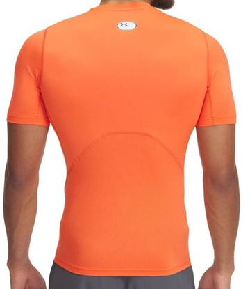 Мужская теннисная футболка Under Armour Heat Gear Short Sleeve - Оранжевый
