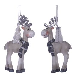 GAEM Фигурка декоративная подвесная "Олень", L5,5 W2,5 H11 см, 2в.