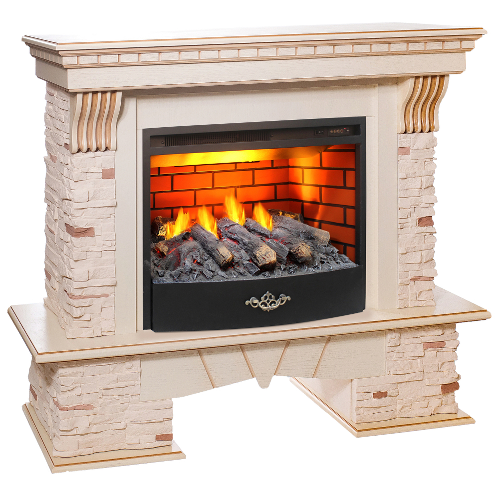 Каминокомплект Real Flame Sorento 25,5/26 WT с очагом 3D Firestar 25,5