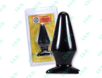 Анальная пробка черного цвета LARGE