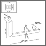 Настенный светодиодный светильник Odeon Light GRAFIC 7153/10WL