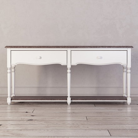 Консоль с 2-я ящиками и полкой Leblanc