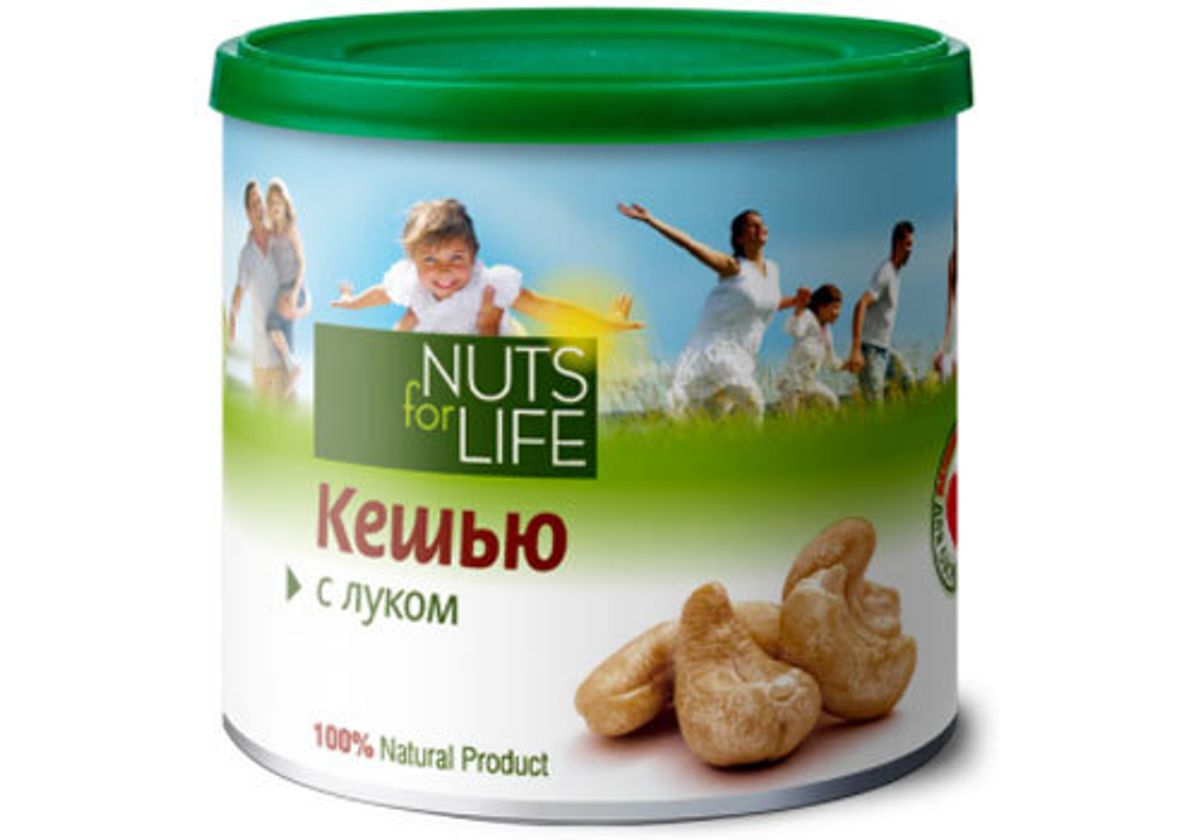 Кешью с луком Nuts for Life, 115г