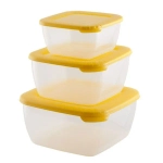 Комплект контейнеров СВЧ 0,46+0,95+1,5л, квадро ЛАЙТ