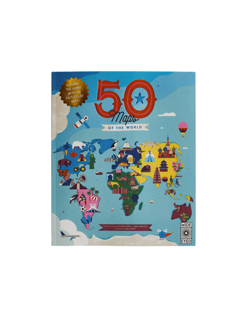 50 Maps of the World. Детский познавательный атлас (на английском языке)