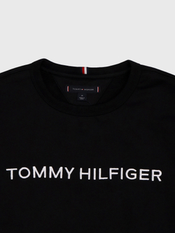 Свитшот Tommy Hilfiger Tommy Embroidered Hilfiger Icon Black