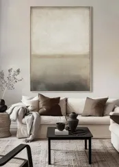 Постер Repose 140х100 см, коричневый градиент