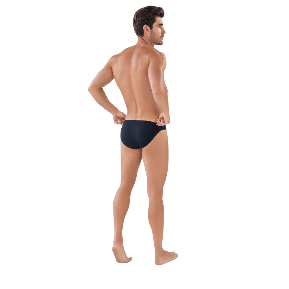 Мужские трусы слипы черные Clever Moda ORIGEN LATIN BRIEF 087411