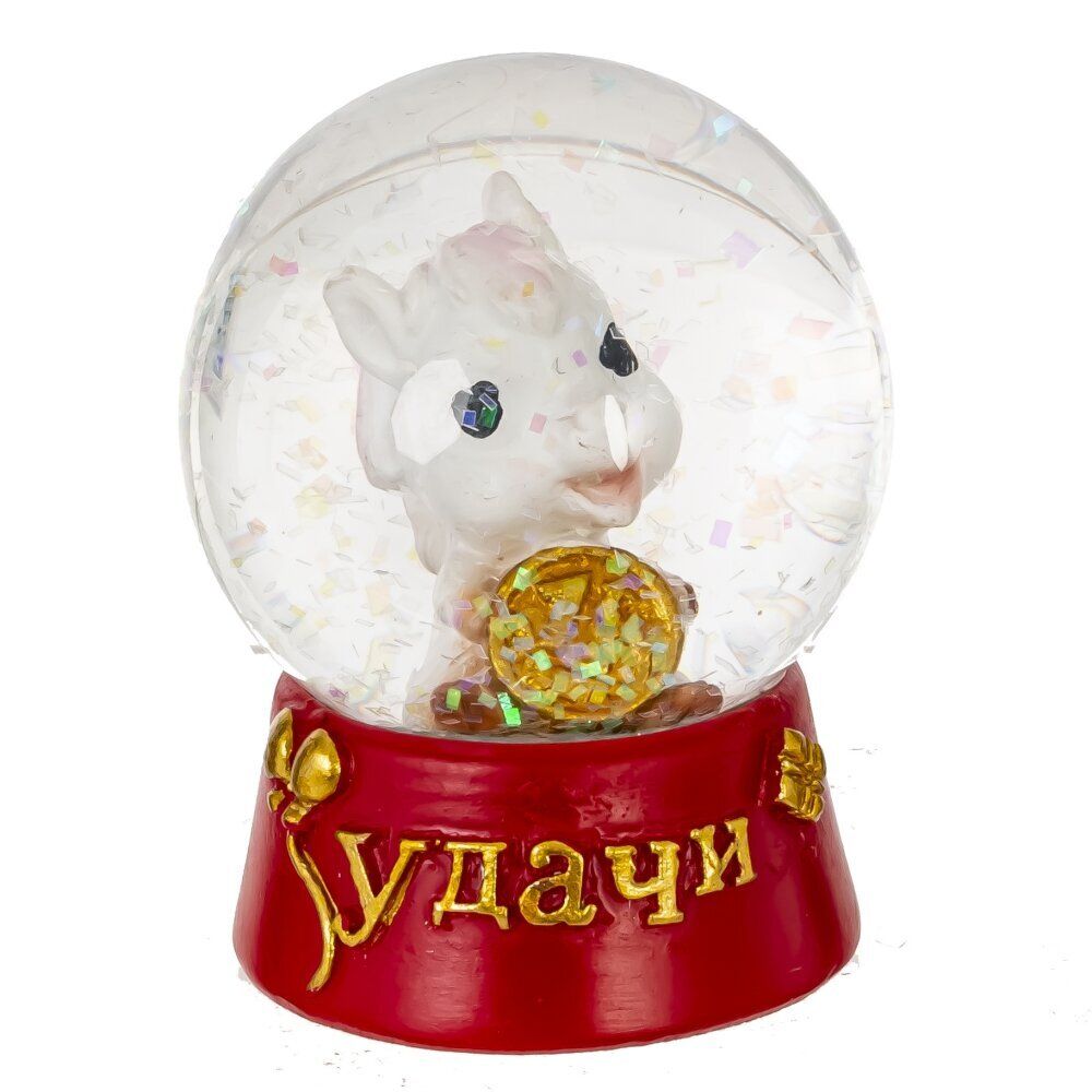 GAEM Фигурка декор в стекл шаре "Лошадка", L4,5 W4,5 H5,5 см, 4в.