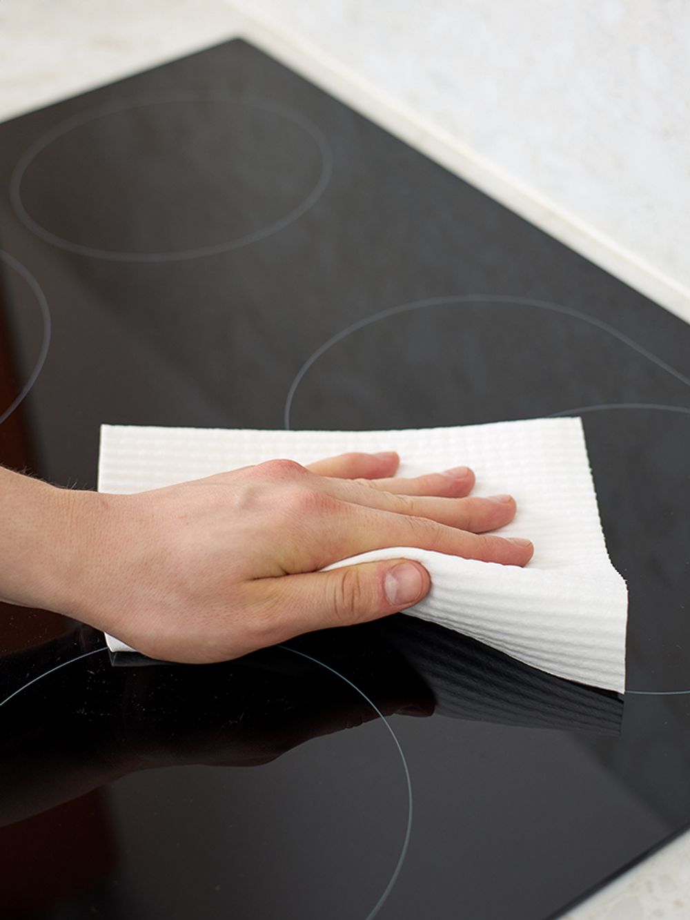 Набор салфеток для уборки из целлюлозы Eco Clean, белые, 10 шт.