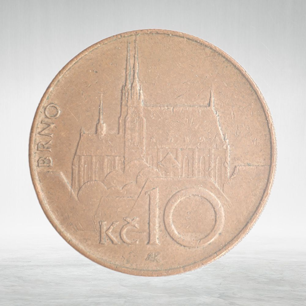 Czech Republic, 10 Korun, 1999, F