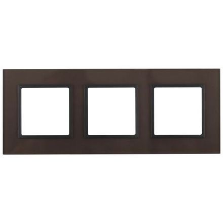 Рамка 3-м 14-5103-13 стекло Elegance бронза+антрацит ЭРА Б0034511
