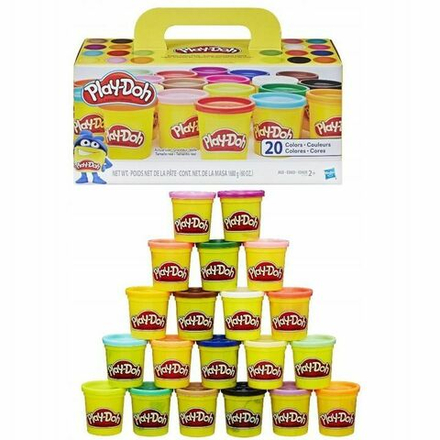 Игровой набор для лепки Play-Doh - Набор пластилина 20 цветов - Плей До A7924