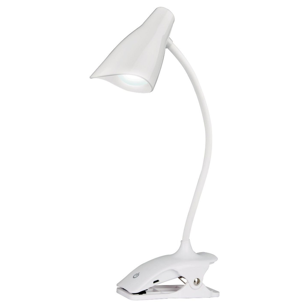 Светильник настольный LED, 3 Вт, белый, абажур бел, Uniel, TLD-560 White, UL-00004143
