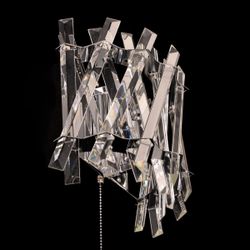 Citilux Ингвар CL334421 Бра хрустальное с выключателем Хром