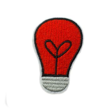 Нашивка на рюкзак и на одежду. Lamp