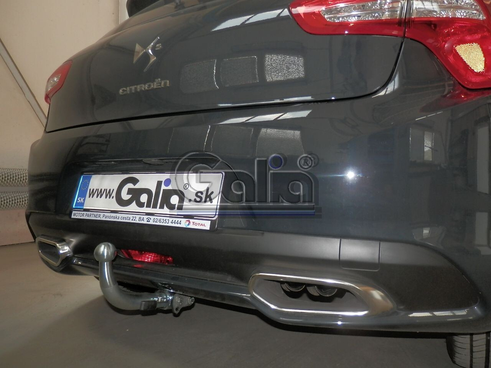 Фаркоп оцинкованный Galia C067A для Citroen DS5 2011-(паспорт и сертификат в комплекте)(без электрики)