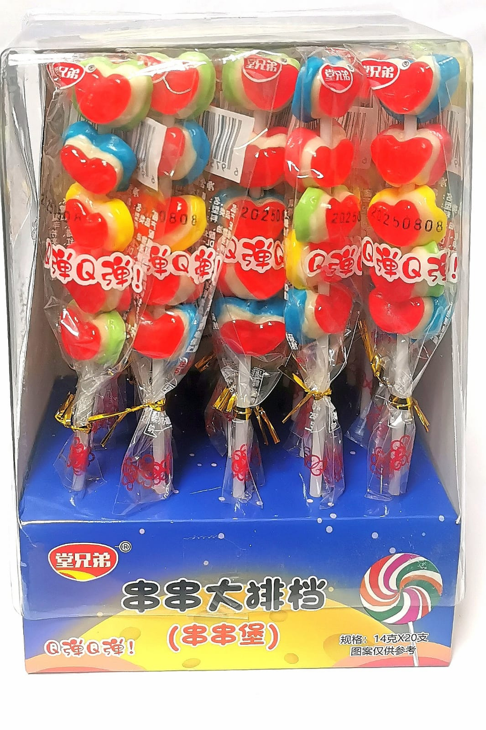 Мармелад на палочке Сердечко 20шт