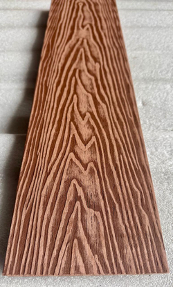 Террасная доска ДПК Best decking Light Тиснение/широкий вельвет цвет: Красное дерево