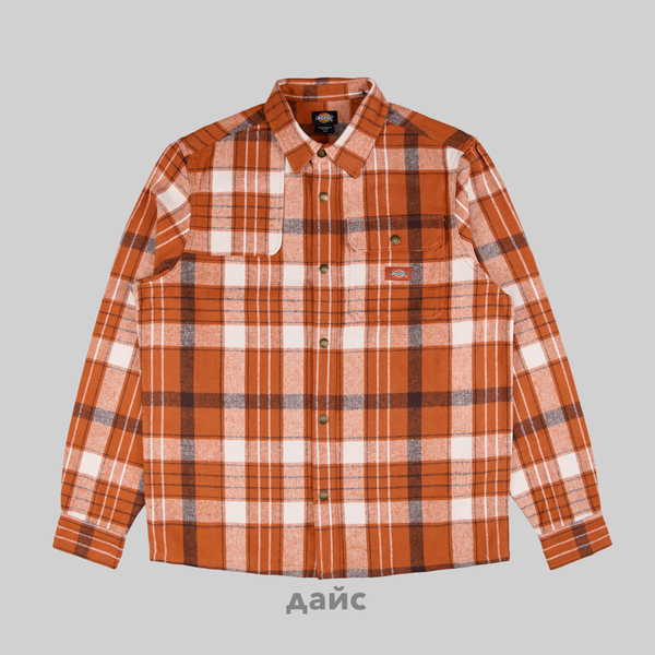 Рубашка мужская Dickies Nimmons Plaid Long Sleeve Shirt артикул:WLR19NCR Рубашка мужская Dickies Nimmons Plaid Long Sleeve Shirt артикул:WLR19NCR - купить в магазине Дайс