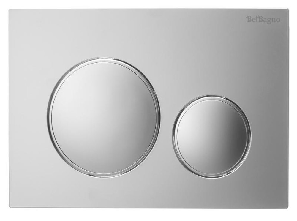 Кнопка смыва BelBagno BB-17C-IN цвет нержавеющая сталь