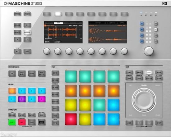 USB/MIDI-контроллер NATIVE INSTRUMENTS Maschine Studio Wht