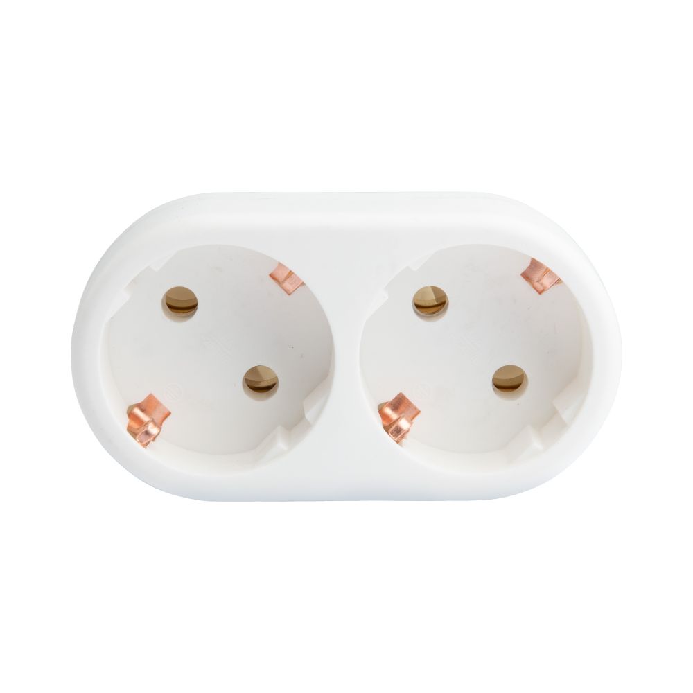 S-GES2-16O Разветвитель сетевой Uniel. количество розеток – 2. Максимальный ток 16А. Максимальная мощность нагрузки – 3500Ватт. заземление. упаковка – пакет