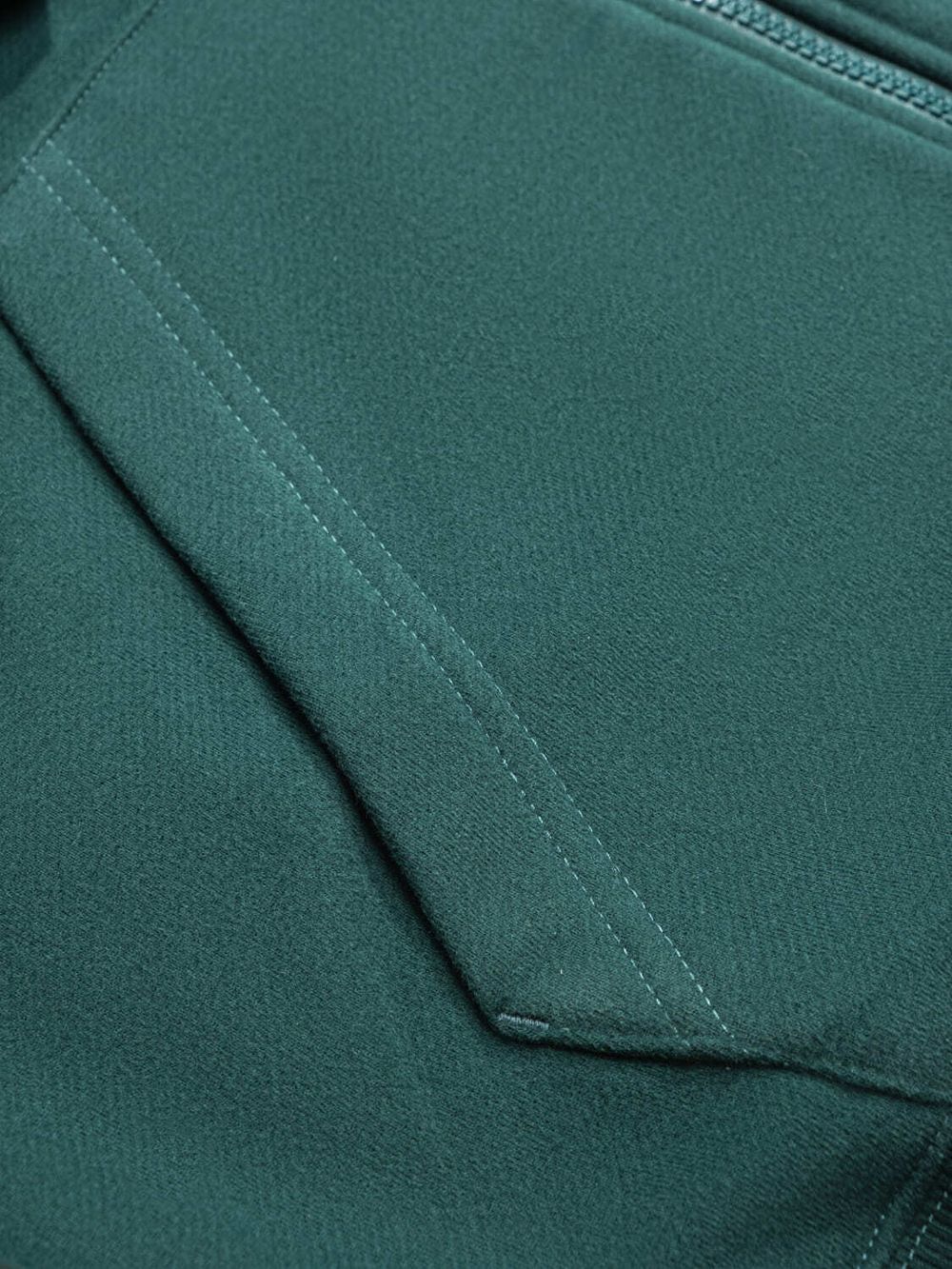 Худи Hardlunch Logo на молнии темно-зеленый