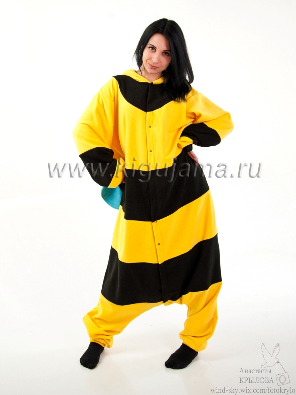 Пижама кигуруми пчела