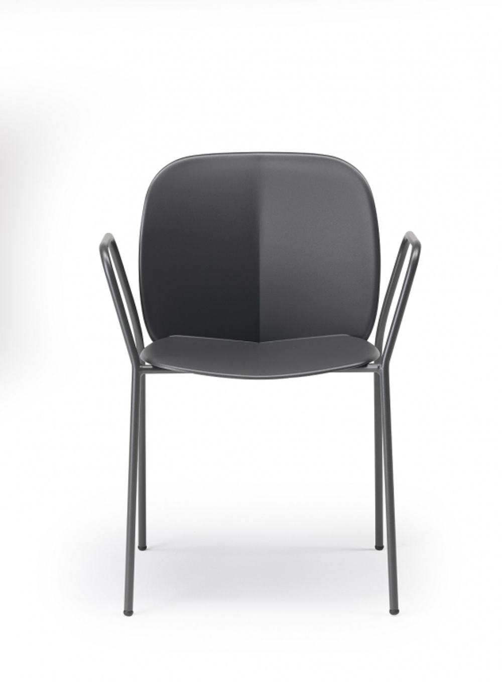 Кресло пластиковое Scab Design Mentha Go Green, антрацит