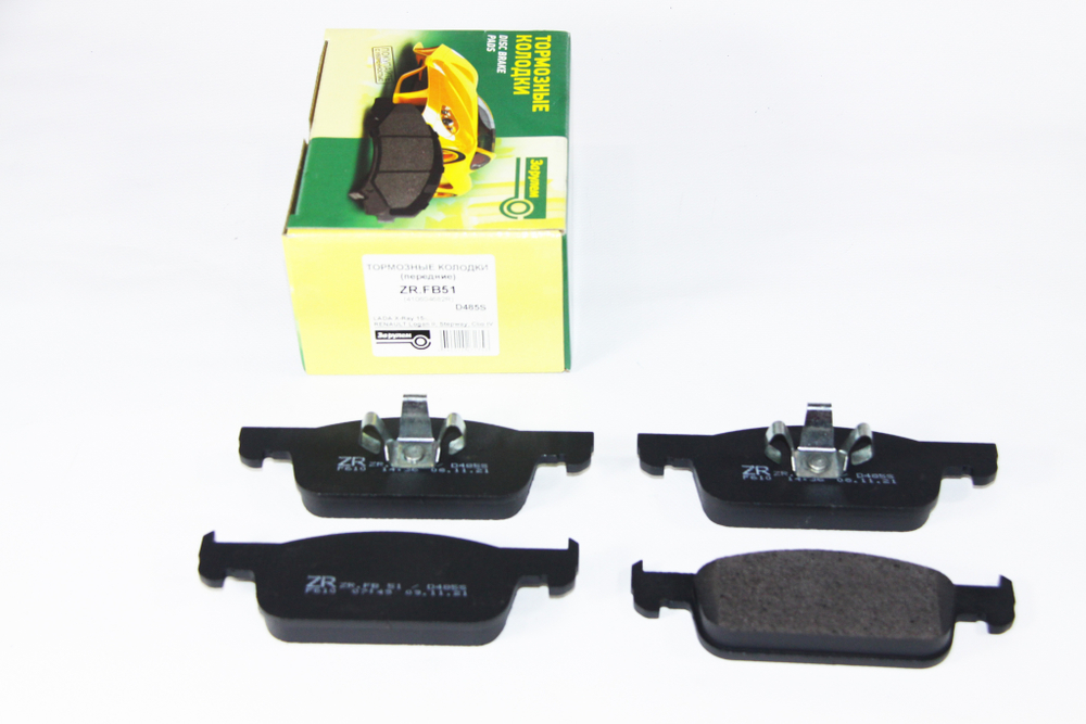 Колодка дискового тормоза а/м ВАЗ LADA X-Ray (16 клап.), RENAULT Logan II (155 мм)передняя (к-т 4 шт.) (Д485СМ) OEM410605536R DAfmi