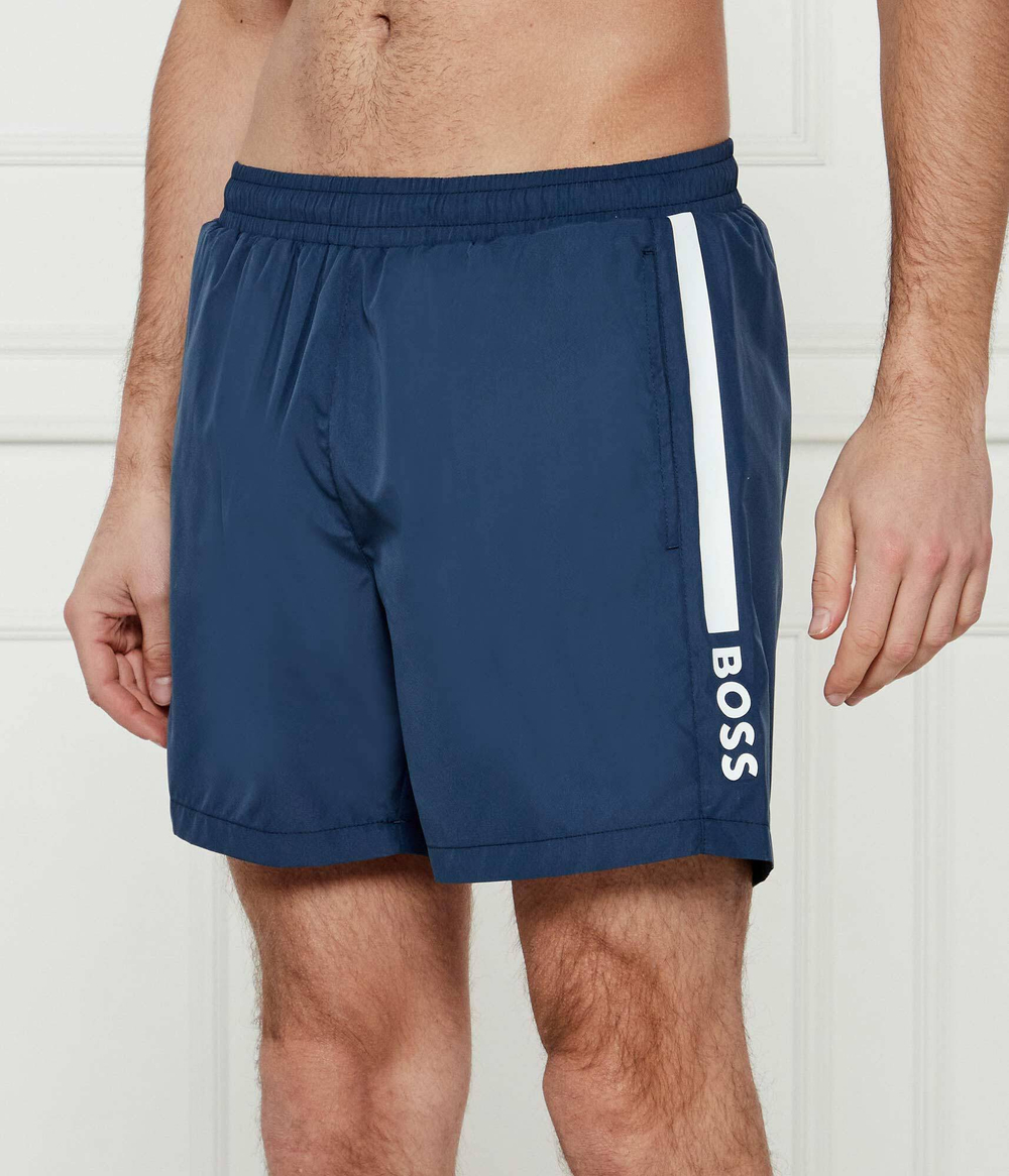 Шорты для плавания Dolphin BOSS BLACK - голубой(50508798)