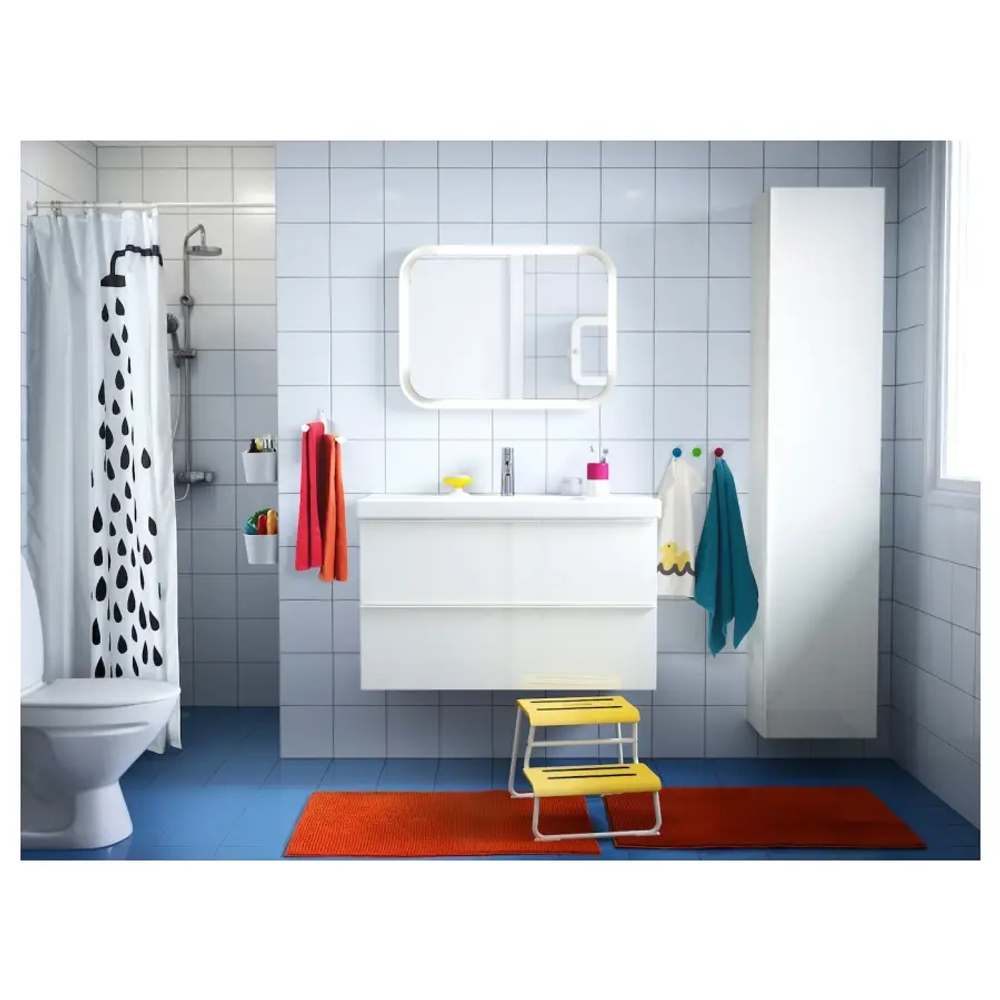 Зеркало - IKEA STORJORM/СТОРЙОРМ ИКЕА, 80х60 см, белый