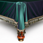 Покрывало на бильярдный стол Монако, 7 футов, шёлк, темно-зеленое