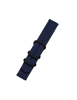 Ремешок QuickRealase 20 мм Nylon Light для Garmin Forerunner 55/245/645, Venu, Venu Sq, Venu 2 Plus, Vivoactive 3, Vivomove (Синий)