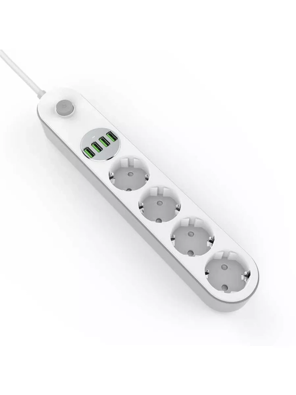 Сетевой фильтр с 4 USB 2 метра